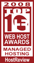 Top 10 Best Of The Year Managed Hosting Award
